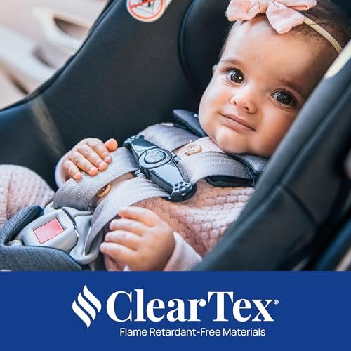 Chicco KeyFit Max ClearTex infant car seat with anti-rebound bar and ClearTex fabrics