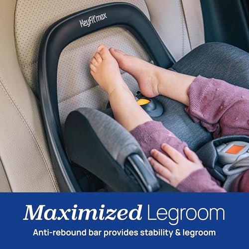 Chicco KeyFit Max ClearTex infant car seat with anti-rebound bar and ClearTex fabrics