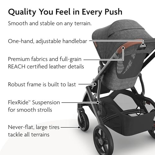 UPPAbaby Vista V3 convertible single-to-double stroller